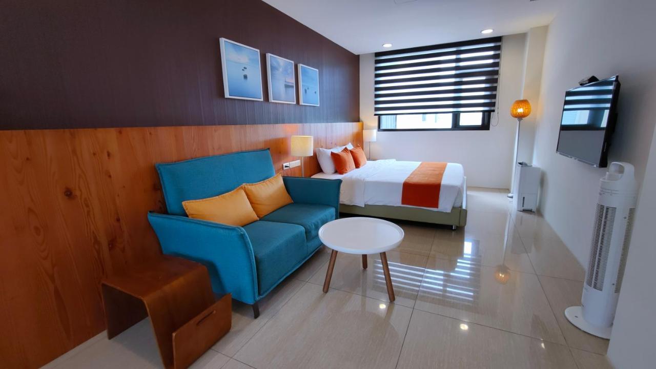川岸空中villa Luodong Bagian luar foto