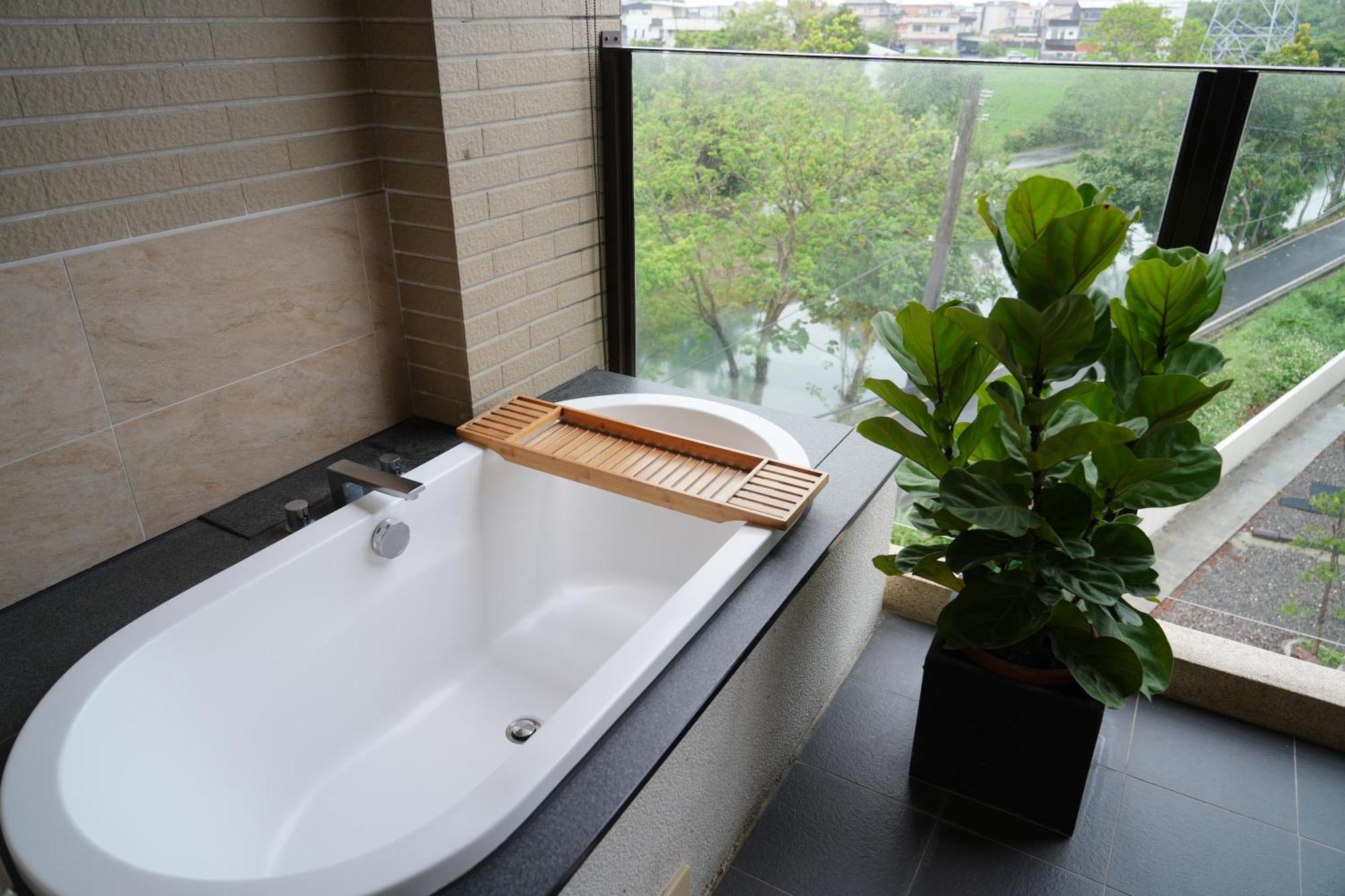 川岸空中villa Luodong Bagian luar foto